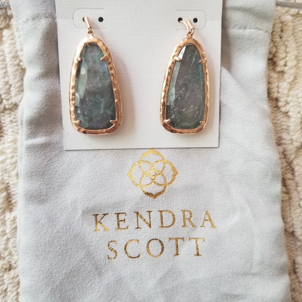 Kendra Scott Crystal Gray Illusion Lyn Earrings